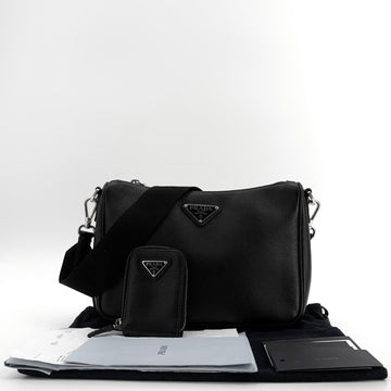 PRADA Multifunktionale Crossbody Tasche aus Saffiano 2vh113 158480926 [P]