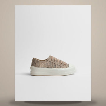 DIOR Platform-Sneaker mit oblique Stickerei in Trenchfarbe KCK546OEN_S23T 158481709 [P]