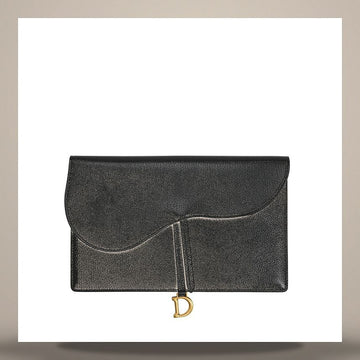 DIOR サドルポーチ ブラック ヤギ革 158481717 [P]