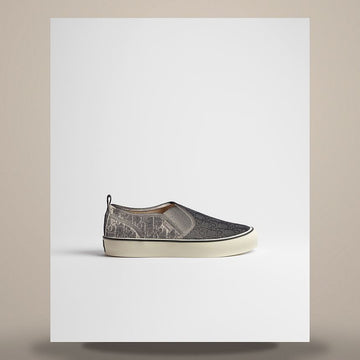 Dior Saltwind Slip-on Sneakers Black Oblique Jacquard 3SN359ZSA_H960 158481794 [P]