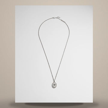 Dior Cameo B Necklace Antique Silver Finish Brass N3784HOMMT_D906 158481849 [P]