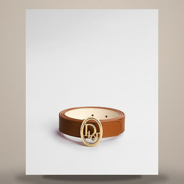 Dior Reversible Oblique Belt Maroon Bobby & Latte Smooth Calfskin 25mm B1047GWJB_M12E 158481989 [P]