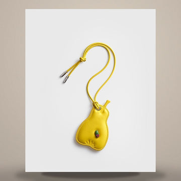 Dior Pair Bag Charm Yellow Calfskin 2ESKH670GUA_H225 158482332 [P]