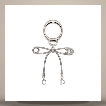 DIOR Studios Couture Bag Charm Silber finit Metall & Kristall 158482337 [P]