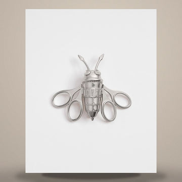 Dior Couture Charm Bee Brooch Silver 158482345 [P]