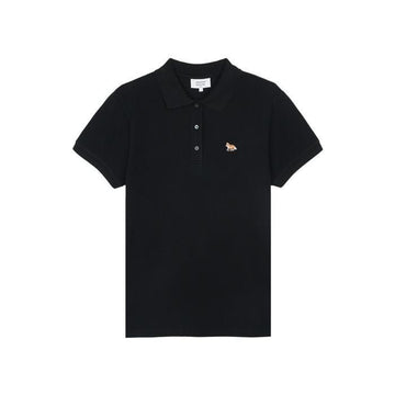 Maison Kitsune Women’s Baby Fox Patch Regular Polo Shirt Black OW00207KJ7010-P199 132432484 [P]