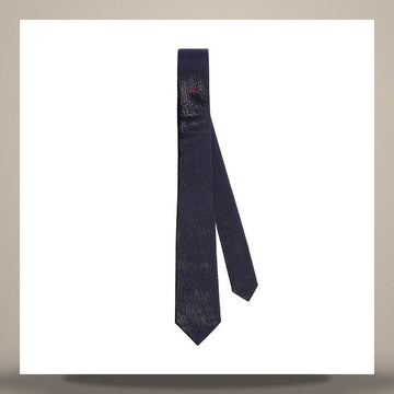 Dior CD Icon Tie Navy Blue Silk 68C1047B6181_C583 158482725 [P]