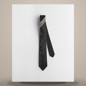 Dior Regimental Stripe Tie Black, Gray, White Silk 158482740 [P]