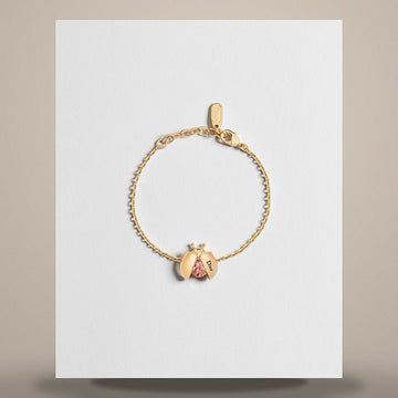 Dior Lady Spark Bracelet Gold Finish Metal, Crystal, Pink Crystal 158482756 [P]