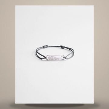 DIOR Link-Armband Grau Code & Silber-Finish Messing B3371HOMMT_D005 158482791 [P]