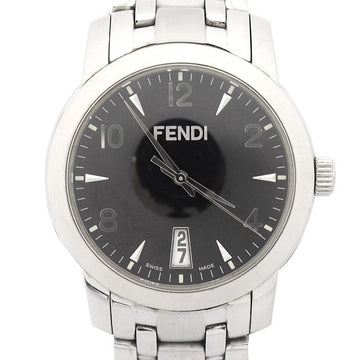 FENDI F215110 2100G 36MM Stahl Quarz Klassik Herrenuhr 158484720 [P]