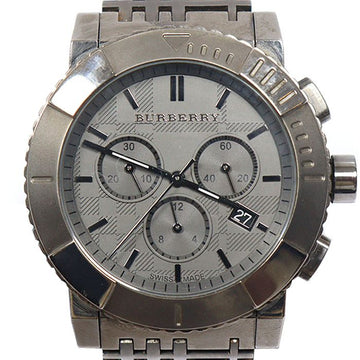 Burberry Gray Steel Quartz Chronograph Men's Watch 42MM 158484748 [P]
