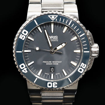 ORIS 01 733 7653 4155-07 43MM Automatik Stahl Uhr mit blauer Zifferblatt 158484792 [P]