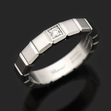 Chopard 18K White Gold 1P Diamond Ice Cube Ring Size 49 158484970 [P]