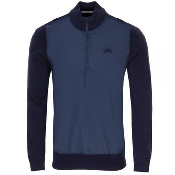 J LINDEBERG Rob Hybrid Quarter Zip 158466089 [P]