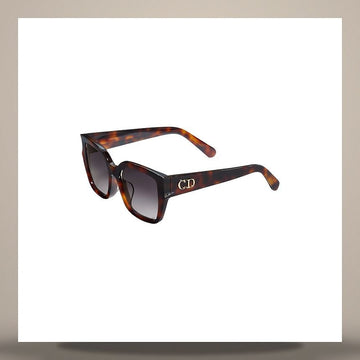 DIOR S1F Sonnenbrille braun Schildkrötenschale-Effekt quadratisch GLOWS1FXR_20A1 158495750 [P]