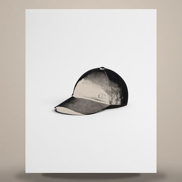 Dior CD Icon Cap Black Cotton 693C913B3175_C980 158495757 [P]