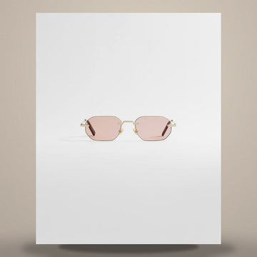 DIOR Schwarzen Anzug S19U Sonnenbrille Pink Octagon 158495785 [P]