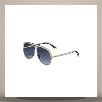 Dior Twin Color A1I Sunglasses Shiny Black & Transparent Gray Pilot 158495807 [P]