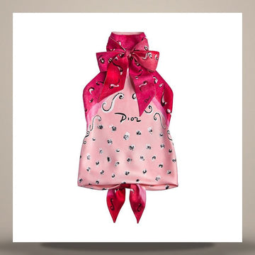 DIOR デリケートリボンサシェシルクトップピンクシルクトワイル 158495891 [P]
