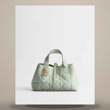 DIOR Tujour Bag Small Supérieur Vert Macrocannage Kalbsleder M2822OSNW_M01S 158495950 [P]
