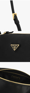 PRADA Satin Mini Schultertasche mit Dreieckslogo 157969814 [P]