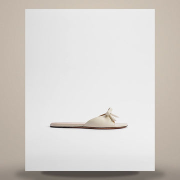 Dior Bow Slide White Lambskin KCO583LAB_S03W 158496067 [P]
