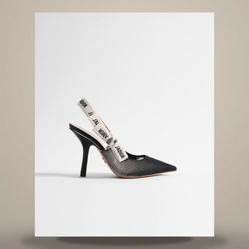 Dior Slingback Pumps Black Technical Fabric KDC201TFL_S900 158496091 [P]
