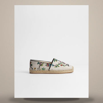 Dior Riviera Granville Espadrille Multi Color Arabesque Embroidered Cotton KDF231BAN_S84W 158496102 [P]