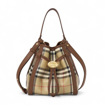 BURBERRY ミニチェック女性バケットバッグ8128949 158496154 [P]