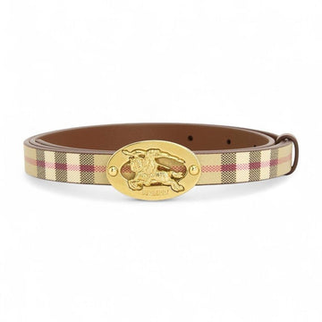Burberry Check Oval Women's Reversible Belt 158496181 [P]