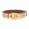 BURBERRY チェックオーバル女性リバーシブルベルト 158496189 [P]