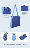 TICKET TO THE MOON エコバッグ ミディアム 15L ロイヤルブルー ライトブルー 153744141 [P]