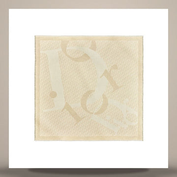DIOR Schal Beige Virgin Wool Blend & Metallic Thread 158496269 [P]