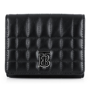 Burberry TB Logo Quilted Leather Wallet On Chain (Black) 8064823 71697775 [P]