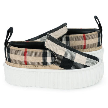 BURBERRY Kinder Vintage Check Slip-On (Beige) 8062781 54636944 [P]