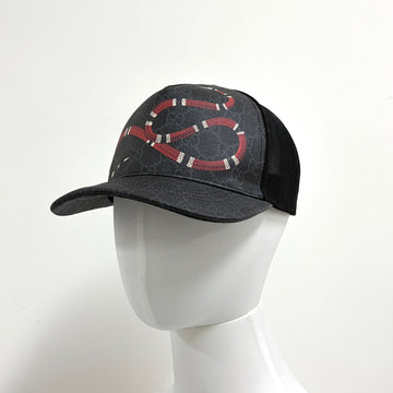 Gucci Supreme Snake Mesh Cap Black 158496675 [P]
