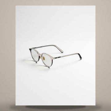 DIOR MiniCD R5F Brille Schwarz Rund & Blaulichtfilter Linsen 158496880 [P]