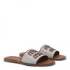 Miu Miu Canvas and Leather Slide 156799891 [P]
