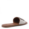 Miu Miu Canvas and Leather Slide 156799891 [P]
