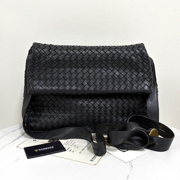 BOTTEGA VENETA Intrecciato Schultertasche Schwarz 158500051 [P]