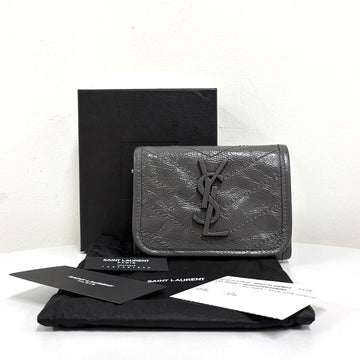 Saint Laurent Compact 3-Fold Wallet (583570) 158500097 [P]
