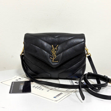 Saint Laurent Monogram Lulu Toy Bag Black 678401 158500119 [P]