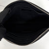 SAINT LAURENT クロコダイルパターンシルバーエンブレムクラッチバッグブラック (558070) 158500146 [P]