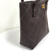 CHANEL Wild Stitch Gold Tone Tote Bag 158500299 [P]