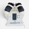 MONCLER ホワイトレザーファーベルクロスニーカー 158500363 [P]