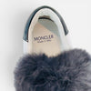 MONCLER ホワイトレザーファーベルクロスニーカー 158500363 [P]