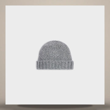 CELINE Triomphe Beanie - Kaschmir & Seide Lichtgrau AA09Y0899.08GC 158500669 [P]
