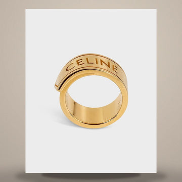 CELINE Schleifenring - Goldfarbene Messing 158501106 [P]