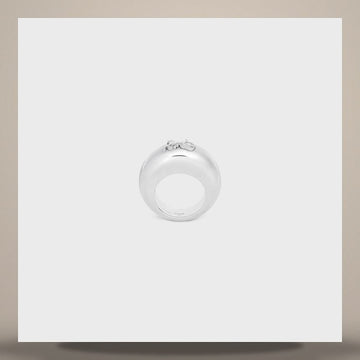 CELINE Sulk Ring - Rhodium-Finish Brass Silver B105C6BRA.36SI 158501132 [P]